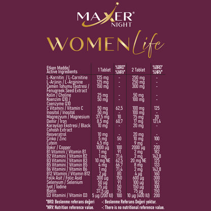 Maxer Night Women Life